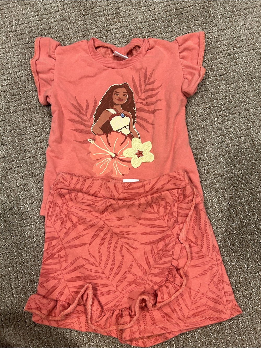 Disney Girls Coral Moana Matching Set